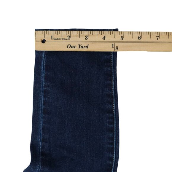 KanCan Curvy Ankle Jeans Womens Size 5 / 26 Mid Rise Dark Wash Denim - Picture 6 of 14